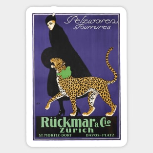 RÜCKMAR & CIE advertising poster Sticker